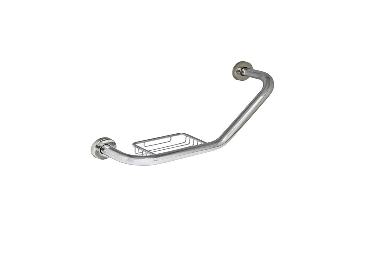 Agarradera 135° c/Jabonera D25 L40