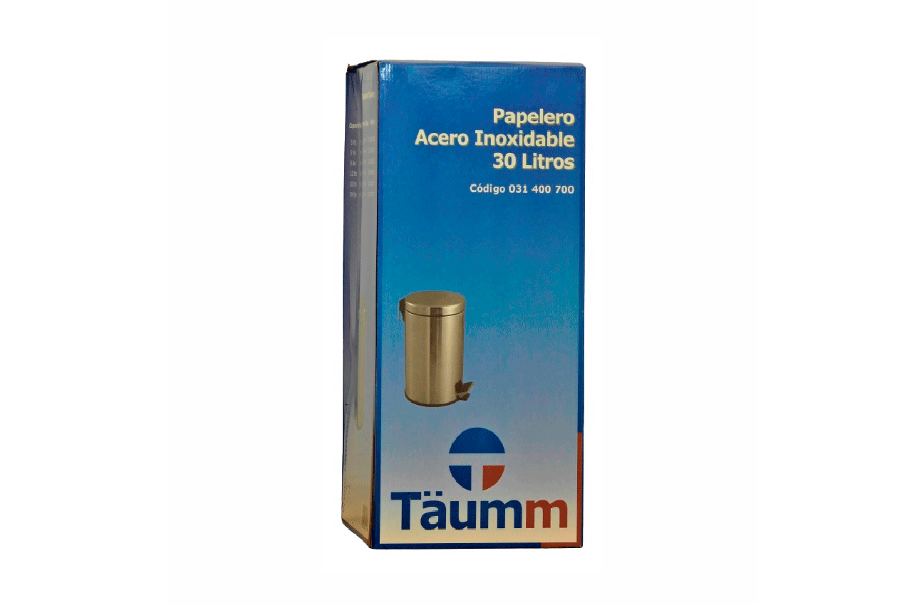 Basurero Pedal Acero Inoxidable 30 Lts - Imagen 3